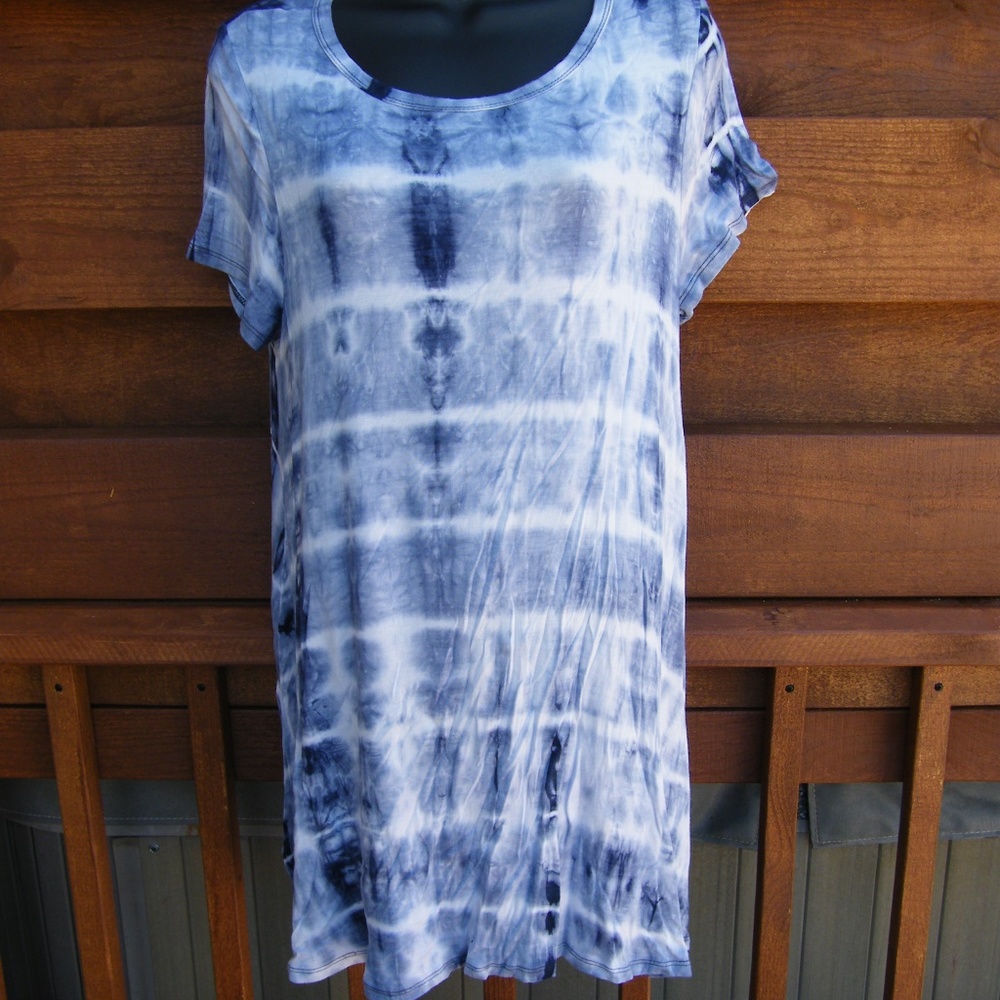 Tie dye Tunic with short sleeves